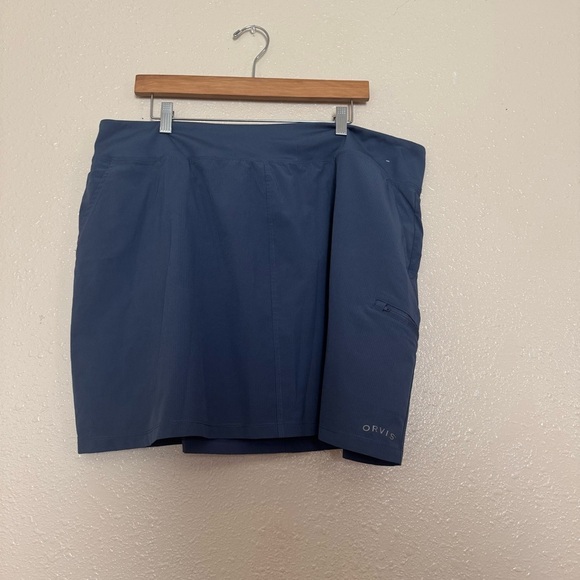 Orvis Build In Shorts With Front Pockets Active Casual Skort Tennis Pickleball - Picture 2 of 6